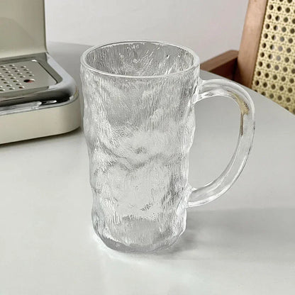 2pcs Glacier Patterned Glass Set – 300ml & 400ml