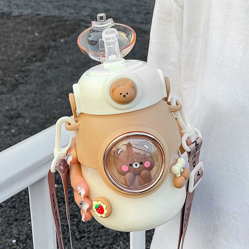 Cute Water Bottles With Straw