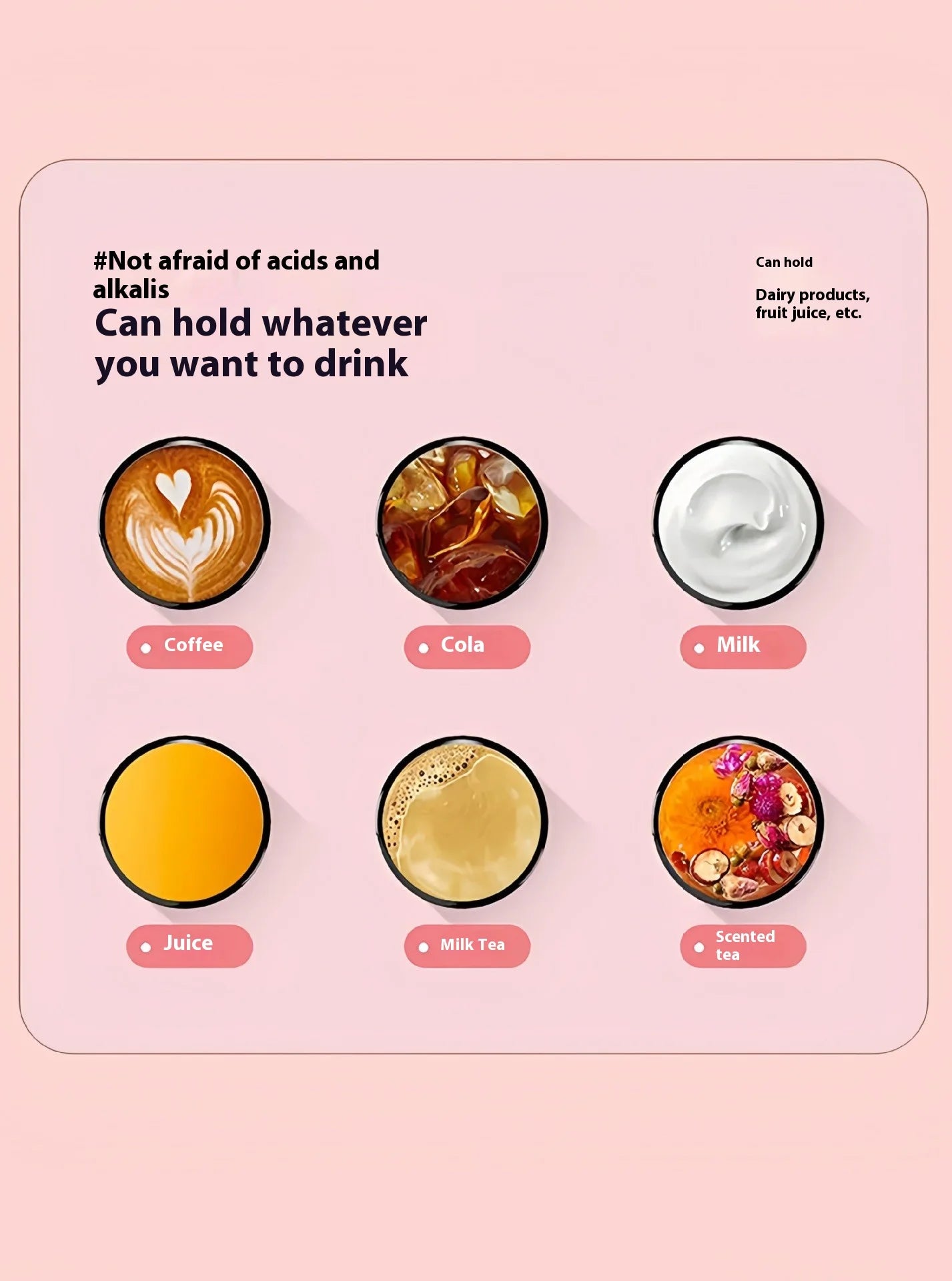 2025 New Extra large 800ML Insulated Thermos Travel Coffee Cup with Built-in Tea Container & Straw