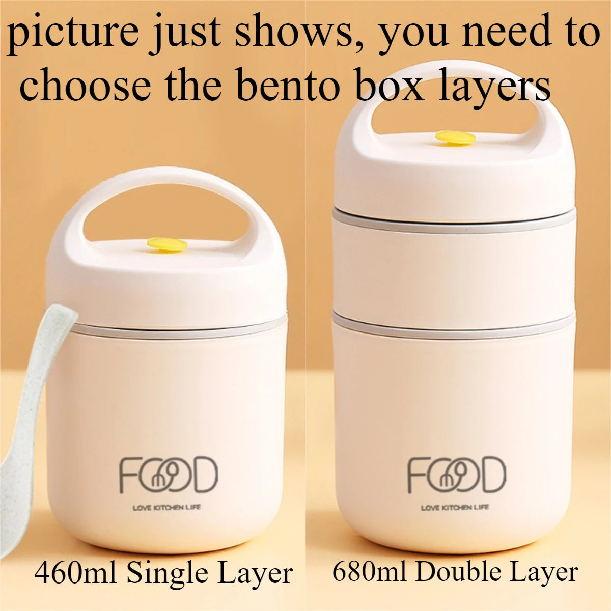 Portable Thermal Porridge Cup Insulation Lunch Box Warmer Thermos Soup Cup