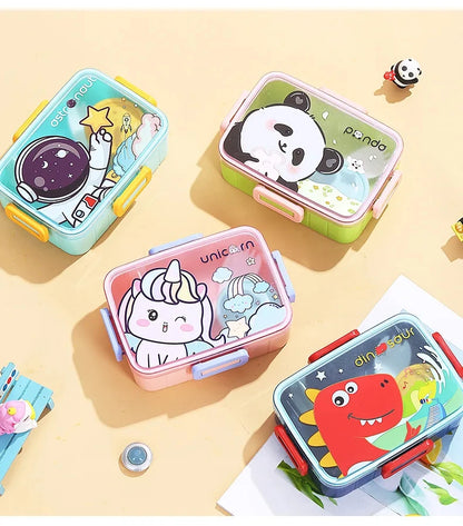 Cute Kids Lunch Box with multiple Compartments style – Leakproof Bento Lunchbox