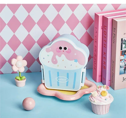 Kids Creative Lunch Boxes-hamburger, fries, and toast shapes