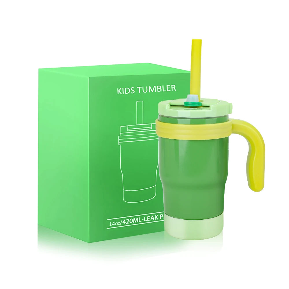 420ML Kids Insulated Tumbler with Straw