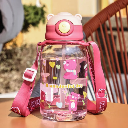 650ml. Kids Water Sippy Cup – Portable Children’s Water Bottle with Straw