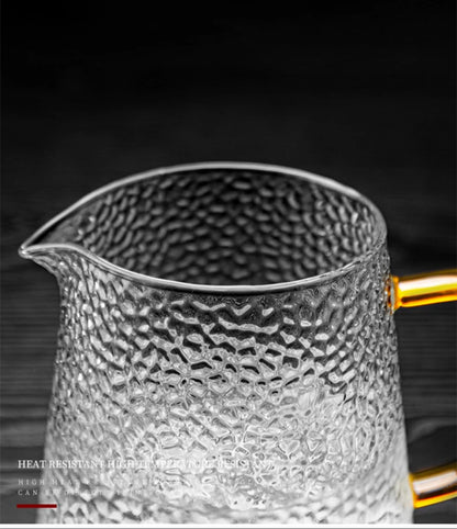 High-Quality Heat Resistant Glass Teapot – Borosilicate Glass with Colored Knob