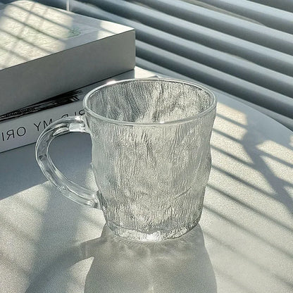 2pcs Glacier Patterned Glass Set – 300ml & 400ml