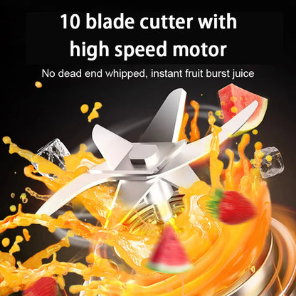 Powerful Portable Blender smoothies / Juicer travel cup Rechargeable Lcd Display