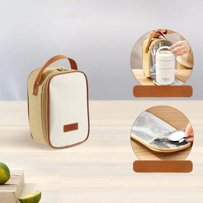 Portable Thermal Porridge Cup Insulation Lunch Box Warmer Thermos Soup Cup