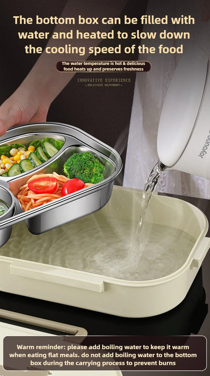 Full set Stainless Steel Insulated Lunch Box Set with Bag – Portable & Leakproof