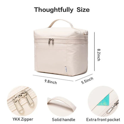 FREE SHIPPING! Insulated Lunch Bag With Shoulder Strap Portable Picnic Bag