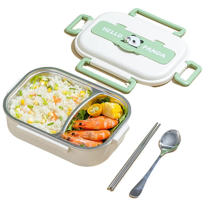 Stainless Steel Thermal Lunch Box Microwave Safe 2 4 5 Panda