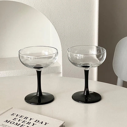 Pink Frosted Highball Glass – Elegant Cocktail & Champagne Glass