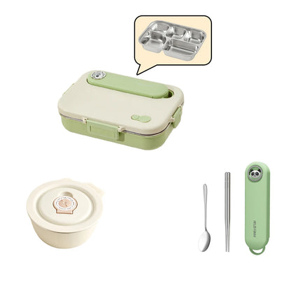 FREE SHIPPING! HOT DEAL the ultimate combo! Complete Set lunch box Includes cutlery, soup container  and insulated lunch bag.