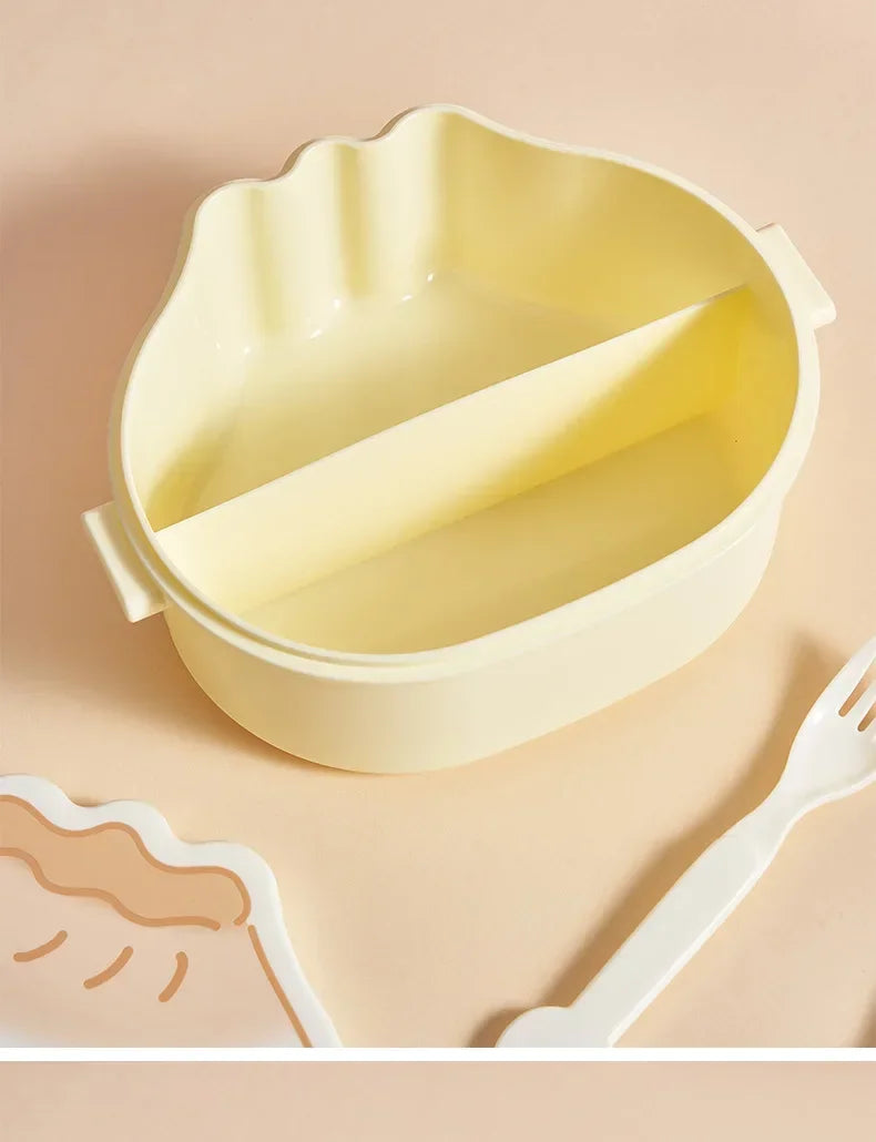 Kids Creative Lunch Boxes-hamburger, fries, and toast shapes