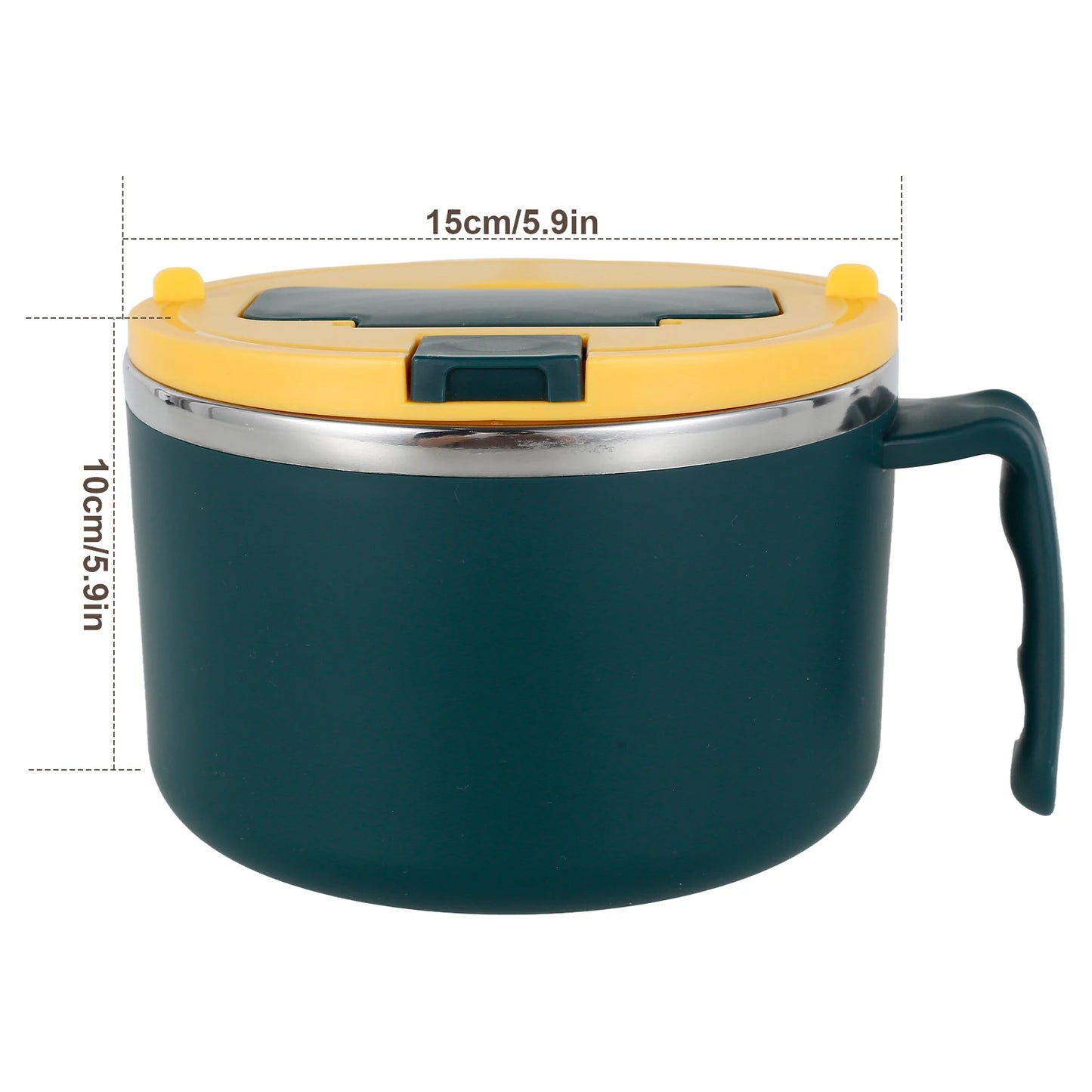 Microwave Ramen Noodle Bowl with Spoon Chopsticks BPA Free Ramen Cooker Bowl