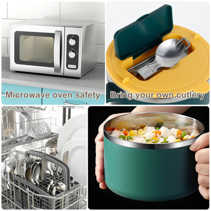 Microwave Ramen Noodle Bowl with Spoon Chopsticks BPA Free Ramen Cooker Bowl