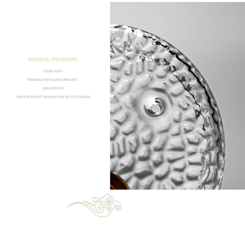 High-Quality Heat Resistant Glass Teapot – Borosilicate Glass with Colored Knob