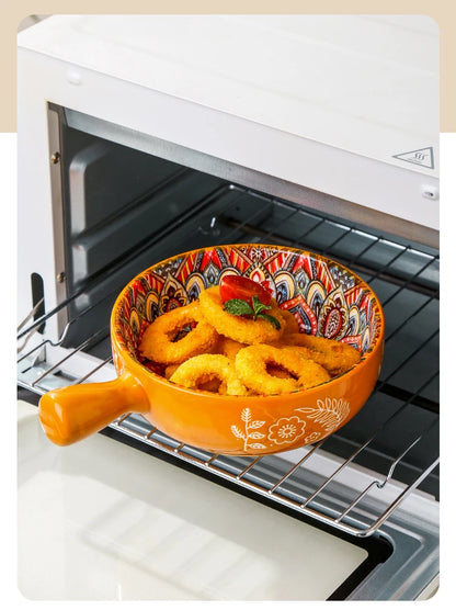 Ceramic Single Handle Bowl – Bohemian Creative Design