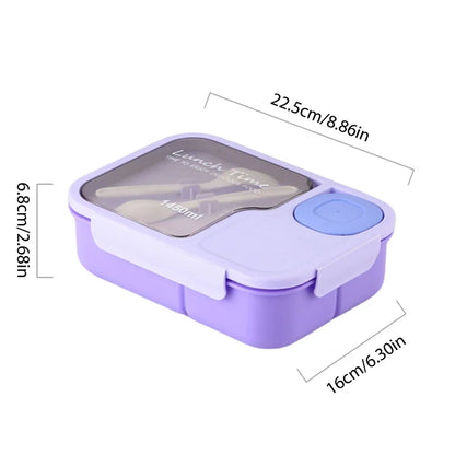 Cute Kids Lunch Box with Compartments – Leakproof Bento Lunchbox