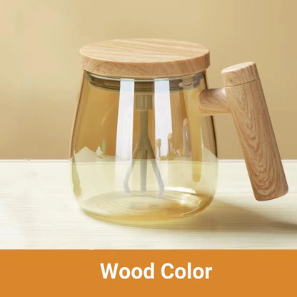 Electric Mixing Cups for Drinks – Self-Stirring Portable Glass Mug (400ml)