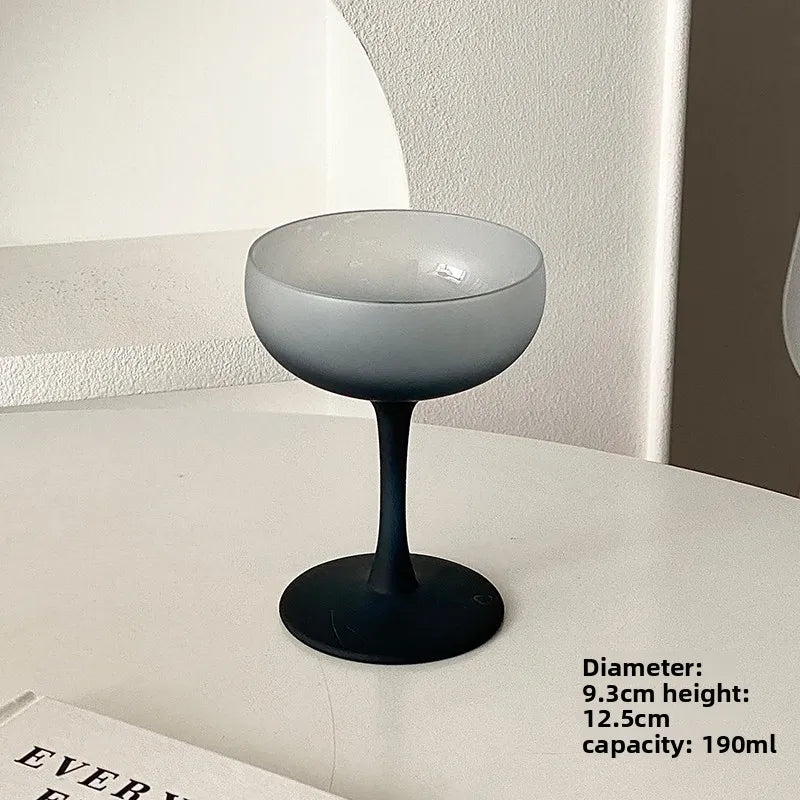 Pink Frosted Highball Glass – Elegant Cocktail & Champagne Glass