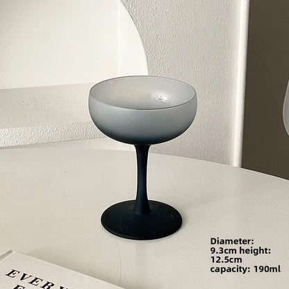 Pink Frosted Highball Glass – Elegant Cocktail & Champagne Glass