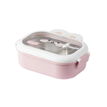Stainless Steel Lunch Box Rabbit Design Bento Box For Kids