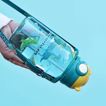 650ml. Kids Water Sippy Cup – Portable Children’s Water Bottle with Straw