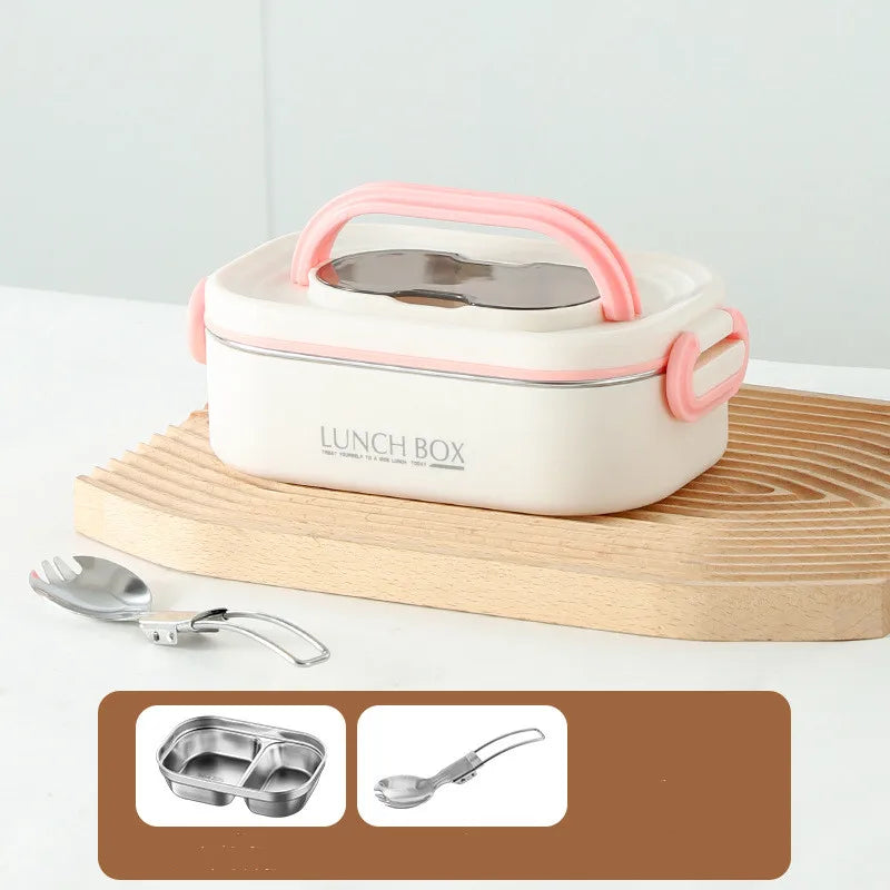 1500ml Double Layers Lunch Box With Insulation Bag Leak-Proof Bento Box