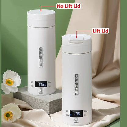 Electric portable thermos bottle style, Leakproof Portable Fast Water Boiling Thermos Bottle