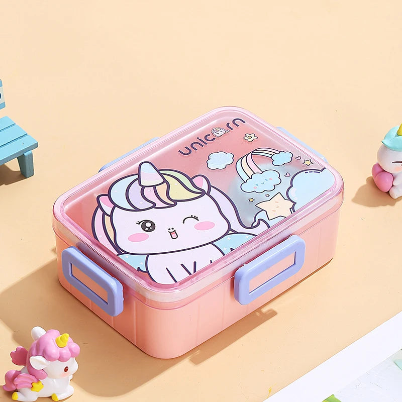 Cute Kids Lunch Box with multiple Compartments style – Leakproof Bento Lunchbox
