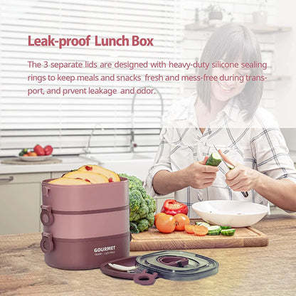 2000ML 3 Layer Portable lunch Box