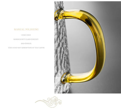 High-Quality Heat Resistant Glass Teapot – Borosilicate Glass with Colored Knob