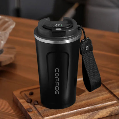 Smart Coffee Tumbler 510ml- Intelligent Temperature Display Travel Mug