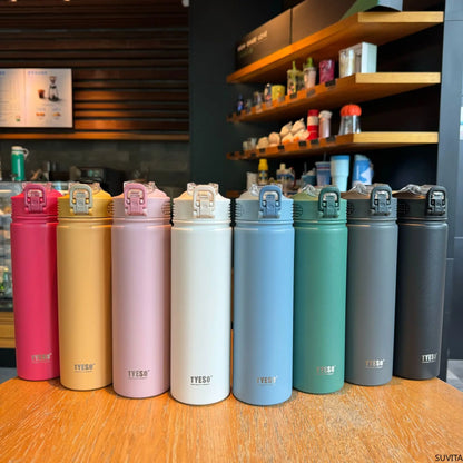 750ML Thermos Bottle With build-in Straw