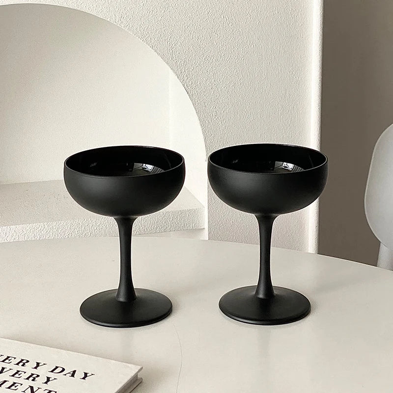 Pink Frosted Highball Glass – Elegant Cocktail & Champagne Glass