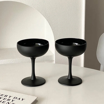 Pink Frosted Highball Glass – Elegant Cocktail & Champagne Glass