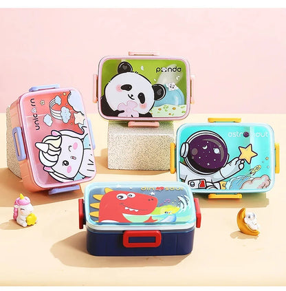 Cute Kids Lunch Box with multiple Compartments style – Leakproof Bento Lunchbox