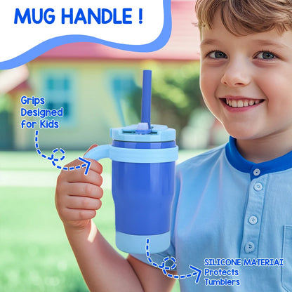 420ML Kids Insulated Tumbler with Straw