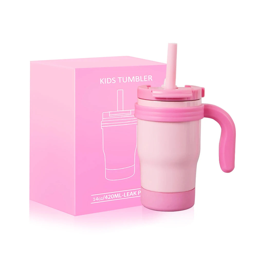 420ML Kids Insulated Tumbler with Straw