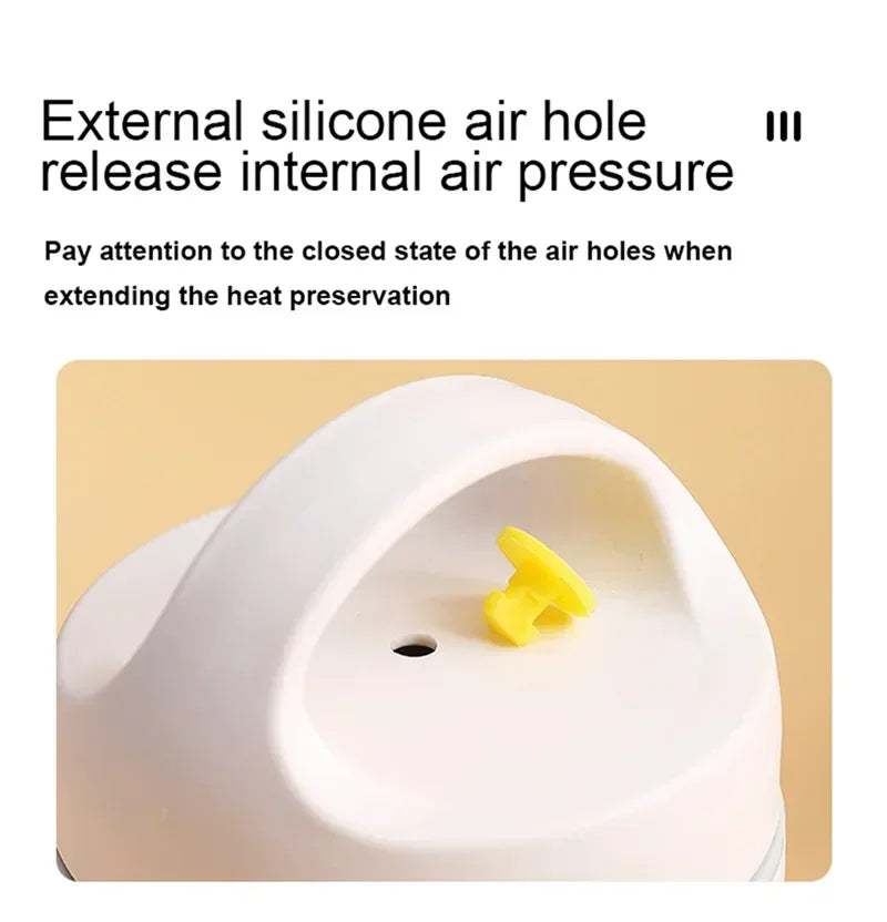 Portable Thermal Porridge Cup Insulation Lunch Box Warmer Thermos Soup Cup