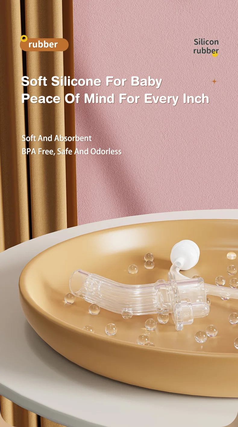 Portable Baby Water Bottle 300ml – Baby Feeding Cup with Straw