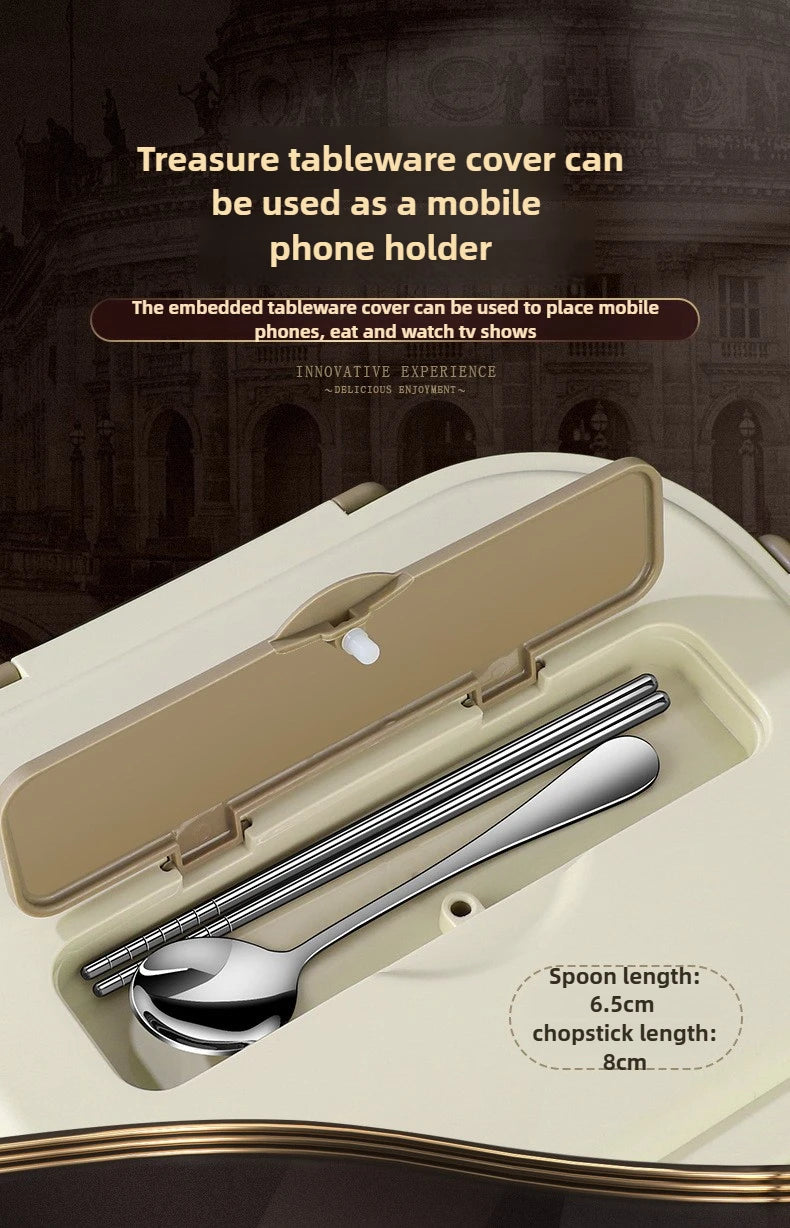 Full set Stainless Steel Insulated Lunch Box Set with Bag – Portable & Leakproof