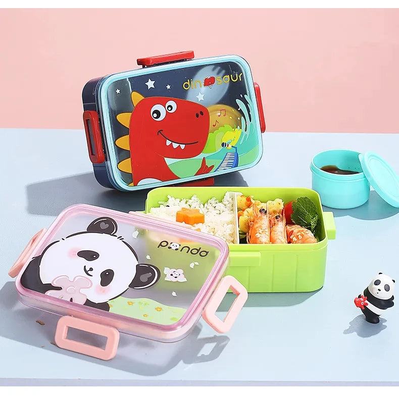 Cute Kids Lunch Box with multiple Compartments style – Leakproof Bento Lunchbox