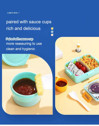 Cute Kids Lunch Box with multiple Compartments style – Leakproof Bento Lunchbox