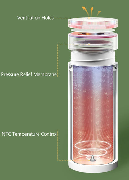 Electric portable thermos bottle style, Leakproof Portable Fast Water Boiling Thermos Bottle