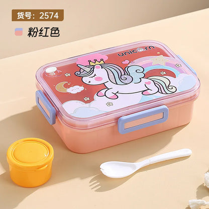 Cute Kids Lunch Box with multiple Compartments style – Leakproof Bento Lunchbox