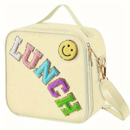 Adjustable Strap Insulated Lunch Bag for kids