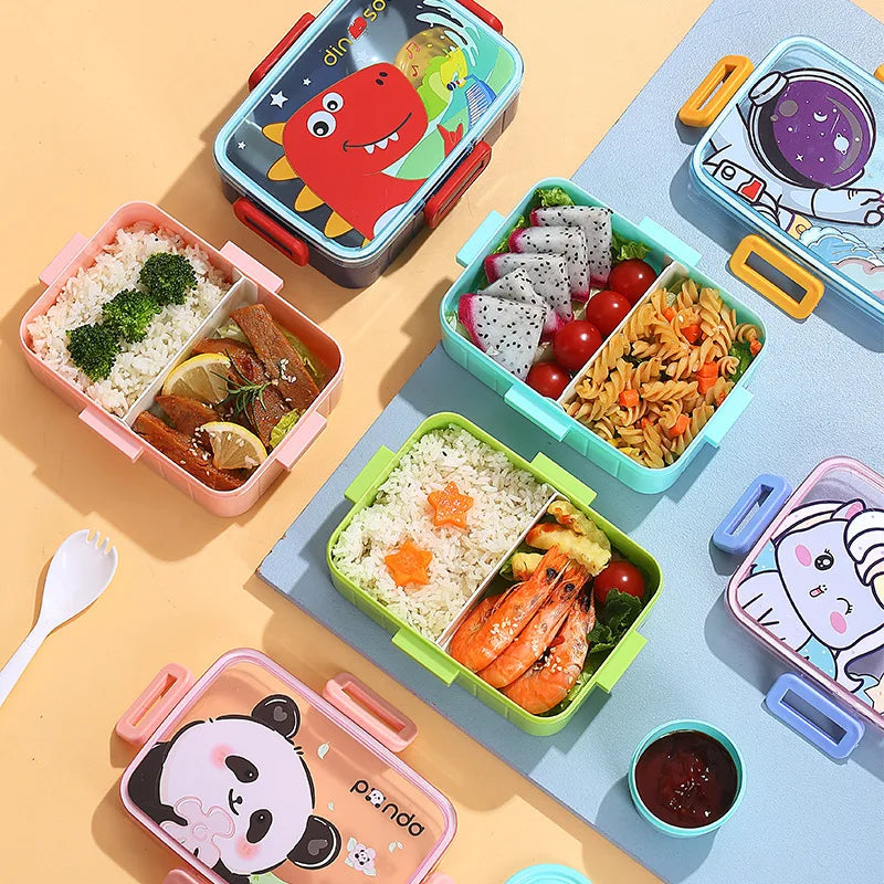 Cute Kids Lunch Box with multiple Compartments style – Leakproof Bento Lunchbox