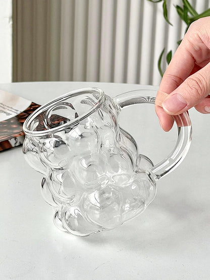 Unique & Cute Grape Shaped Transparent Glass Cup